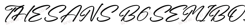 THESANS B6SEMIBOLD字体转换